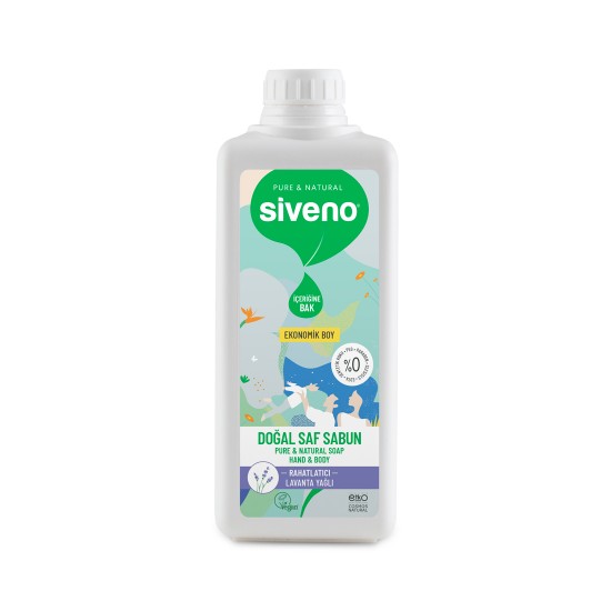 %100 Lavanta Yağlı Doğal Sıvı Sabun 1L